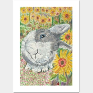 Rabbit easter spring Posters and Art